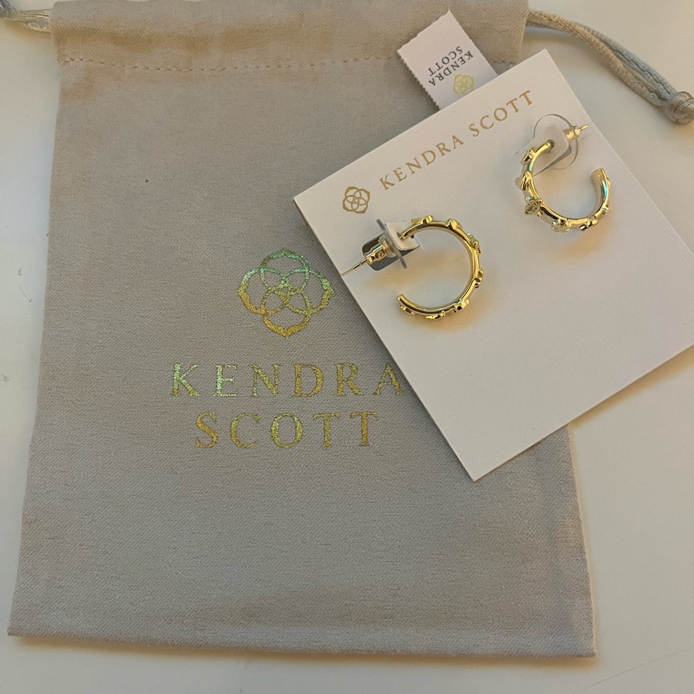 Kendra Scott Beatrix Small hoop earrings in gold